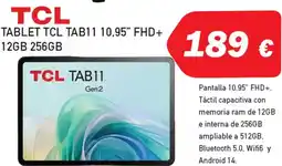 Microsshop TCL Tablet tcl tab11 10,95" fhd+ 12gb 256gb oferta