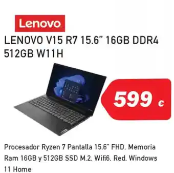 Microsshop LENOVO V15 r7 15.6" 16gb ddr4 512gb w11h oferta