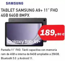 Microsshop SAMSUNG Tablet samsung a9+ 11" fhd 4gb 64gb 8mpx oferta