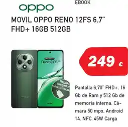 Microsshop OPPO Movil reno 12fs 6.7" fhd+ 16gb 512gb oferta