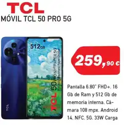 Microsshop TCL Móvil 50 pro 5g oferta