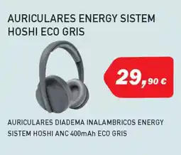 Microsshop Auriculares energy sistem hoshi eco gris oferta