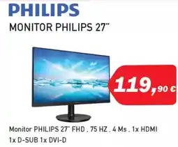 Microsshop PHILIPS Monitor philips 27" oferta