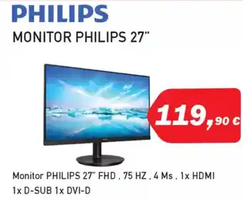 Microsshop PHILIPS Monitor philips 27" oferta