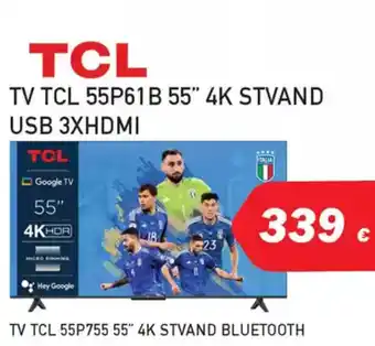 Microsshop TCL Tv 55p61b 55" 4k stvand usb 3xhdmi oferta