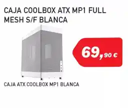 Microsshop Caja coolbox atx mp1 full mesh s/f blanca oferta