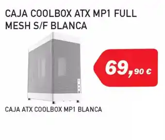 Microsshop Caja coolbox atx mp1 full mesh s/f blanca oferta