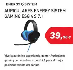 Microsshop ENERGY♡SISTEM Auriculares energy sistem gaming esg 4 s 7.1 oferta