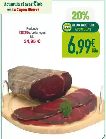 Masymas CECINA Redondo Leitariegos oferta