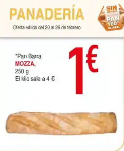 Masymas MOZZA Pan Barra oferta