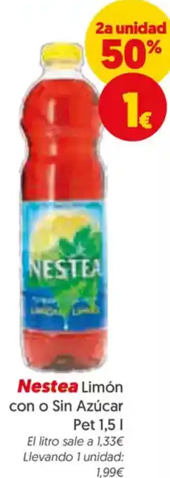 Masymas NESTEA Limón con o Sin Azúcar oferta