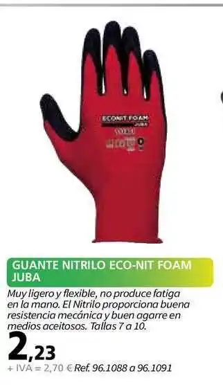 Coferdroza Guante Nitrilo Eco Nit Foam Juba oferta