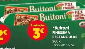 Masymas BUITONI Finíssima rectangular oferta