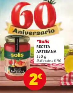 Masymas SOLIS Receta artesana oferta