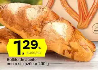 Supermercados Dani Bollito de aceite con o sin azúcar oferta