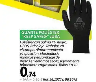 Coferdroza Guante Poliéster Keep Safe Juba oferta