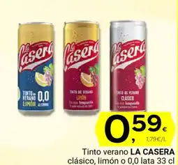 Supermercados Dani LA CASERA Tinto verano clásico, limón o 0,0 oferta