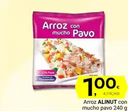 Supermercados Dani ALINUT Arroz con mucho pavo oferta