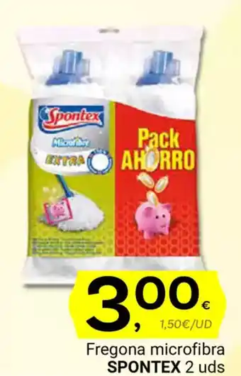 Supermercados Dani SPONTEX Fregona microfibra oferta