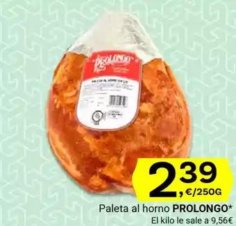 Supermercados Dani PROLONGO Paleta al horno oferta