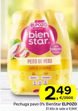 Supermercados Dani ELPOZO Pechuga pavo 0% BienStar oferta