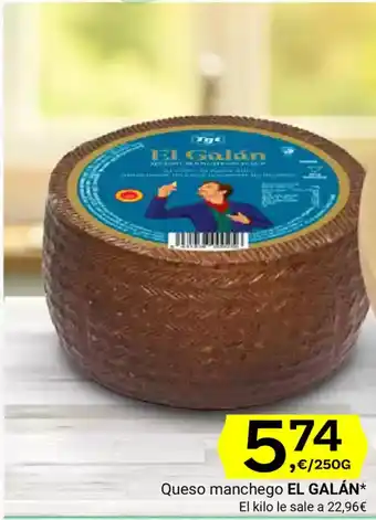 Supermercados Dani EL GALÁN Queso manchego oferta