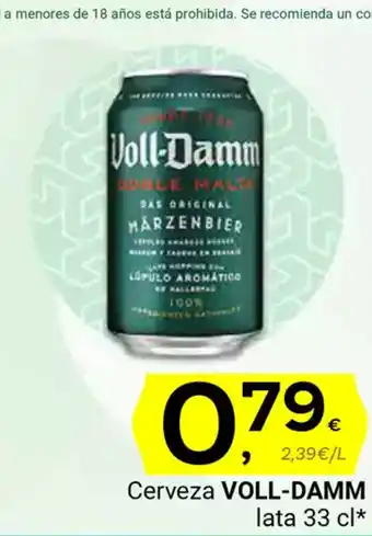 Supermercados Dani VOLL-DAMM Cerveza oferta