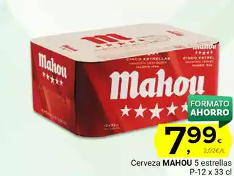 Supermercados Dani MAHOU Cerveza 5 estrellas oferta