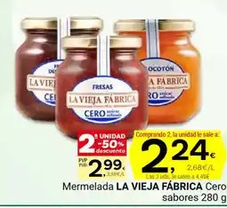 Supermercados Dani LA VIEJA FÁBRICA Mermelada Cero oferta