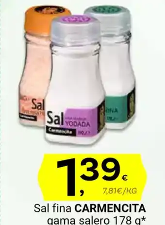 Supermercados Dani CARMENCITA  Sal fina gama salero oferta