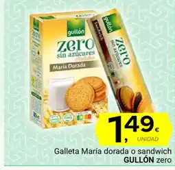 Supermercados Dani GULLÓN Galleta María dorada o sandwich oferta