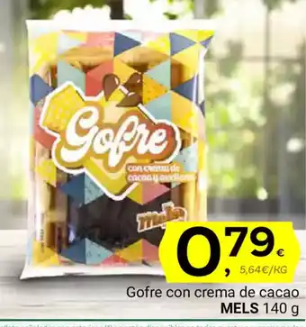 Supermercados Dani MELS Gofre con crema de cacao oferta