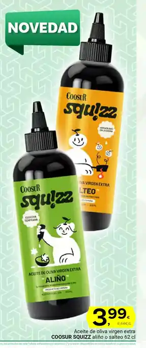 Supermercados Dani COOSUR SQUIZZ Aceite de oliva virgen extra aliño o salteo oferta