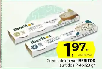 Supermercados Dani IBERITOS Crema de queso oferta