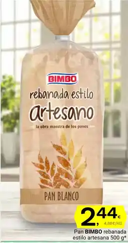 Supermercados Dani BIMBO Pan rebanada estilo artesana oferta