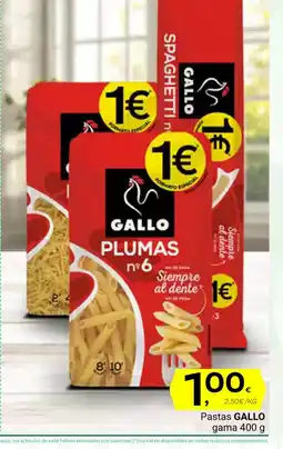 Supermercados Dani GALLO Pastas gama oferta