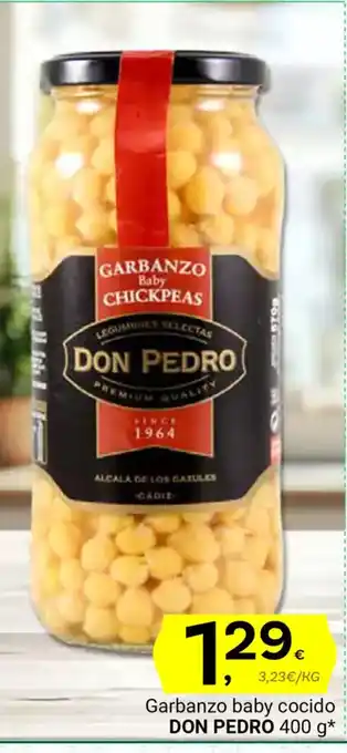 Supermercados Dani DON PEDRO Garbanzo baby cocido oferta