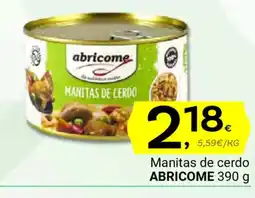 Supermercados Dani ABRICOME Manitas de cerdo oferta