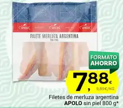 Supermercados Dani APOLO Filetes de merluza argentina sin piel oferta