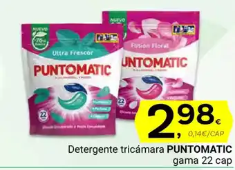 Supermercados Dani PUNTOMATIC Detergente tricámara oferta