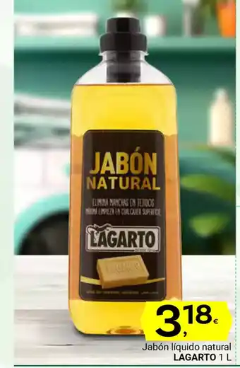 Supermercados Dani LAGARTO Jabon liquido natural oferta