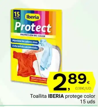 Supermercados Dani IBERIA Toallita protege color oferta