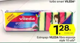 Supermercados Dani VILEDA Estropajo fibra esponja oferta