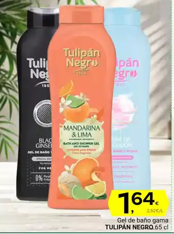 Supermercados Dani TULIPÁN NEGRO Gel de baño gama oferta