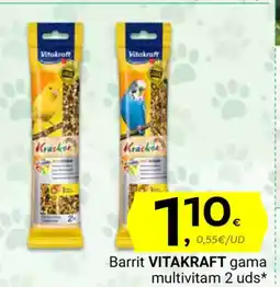 Supermercados Dani VITAKRAFT Barrit gama oferta