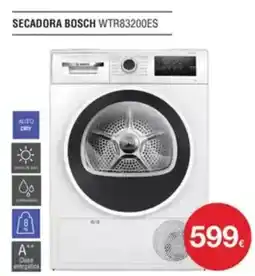 Milar BOSCH Secadora WTR83200ES oferta