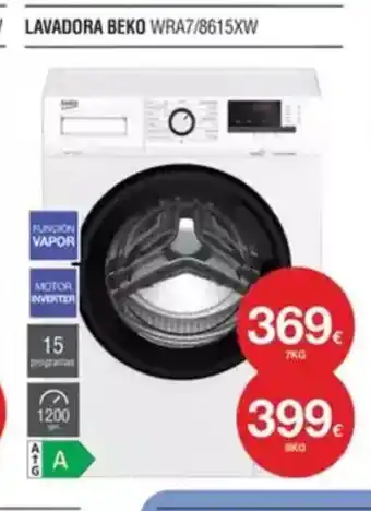 Milar BEKO Lavadora WRA7/8615XW oferta