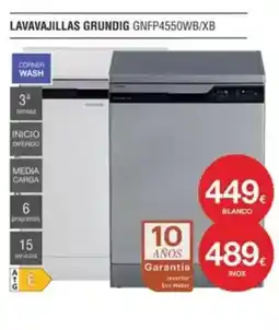 Milar Lavavajillas grundig GNFP4550WB/XB oferta