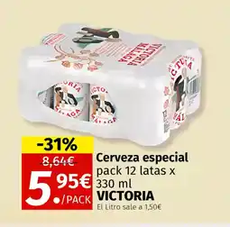 Maskom Supermercados VICTORIA Cerveza especial oferta