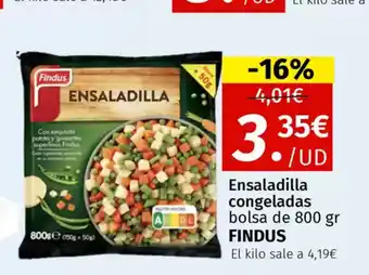 Maskom Supermercados FINDUS Ensaladilla congeladas oferta